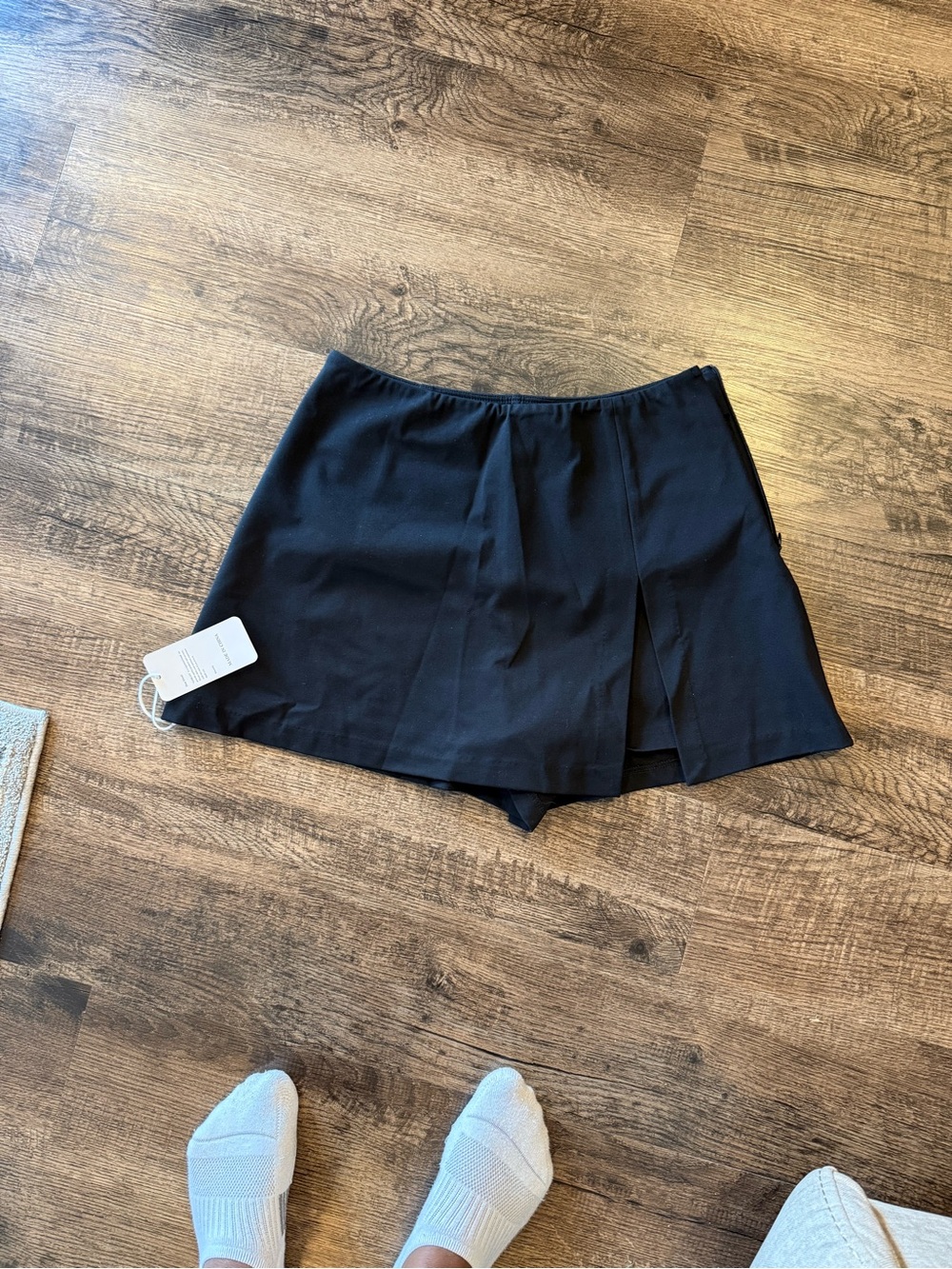 Black Women's Skort with Front Slit - AMAZON brand